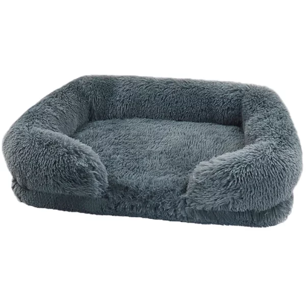 Dog bed plush sofa