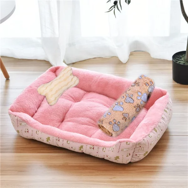 Dog bed candy-colored