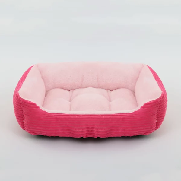 Dog bed square plush