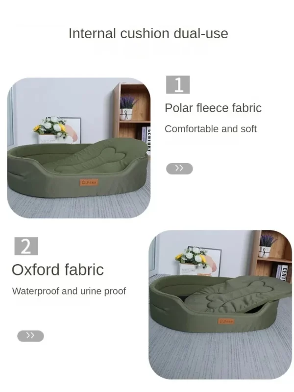 Dog bed cushion