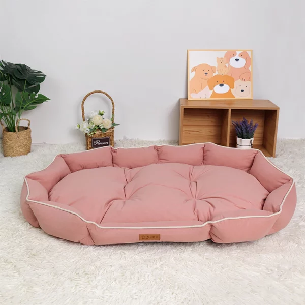 Dog bed suede