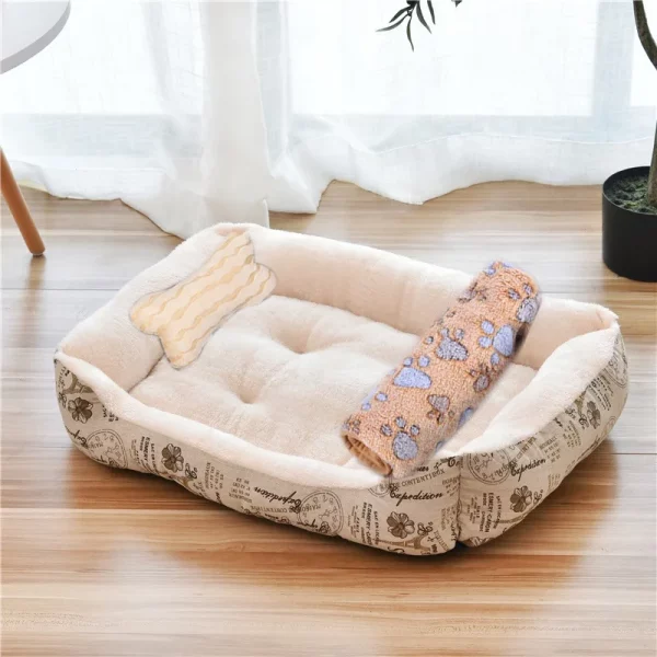 Dog bed candy-colored