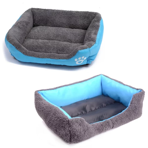 Dog bed plush square