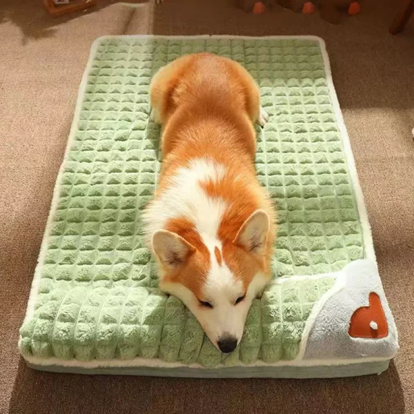 Dog bed plaid