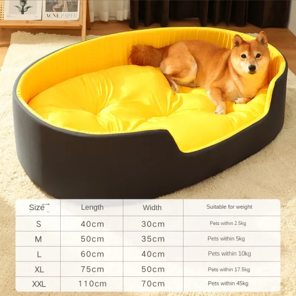 Dog bed double sided