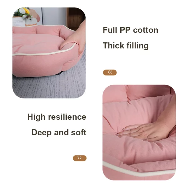 Dog bed suede