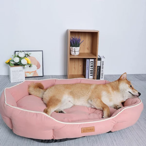 Dog bed suede