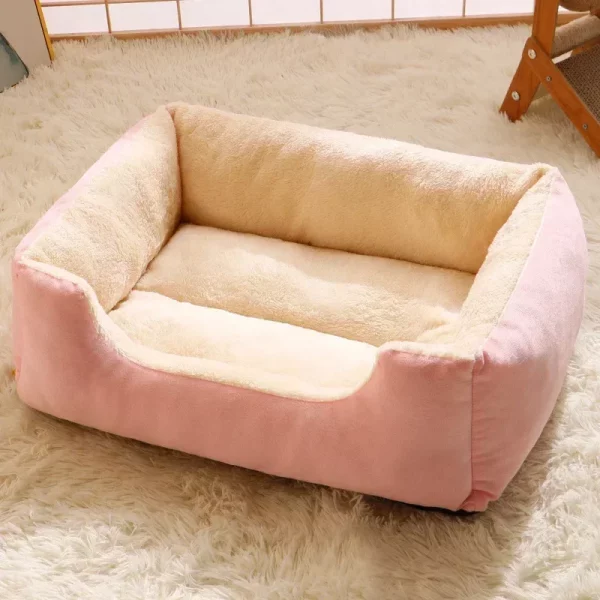 Dog bed candy-colored square