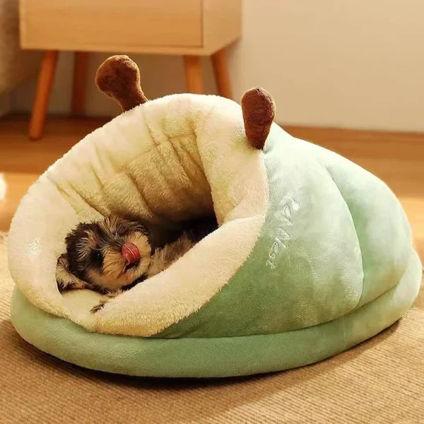 Dog bed slipper shape