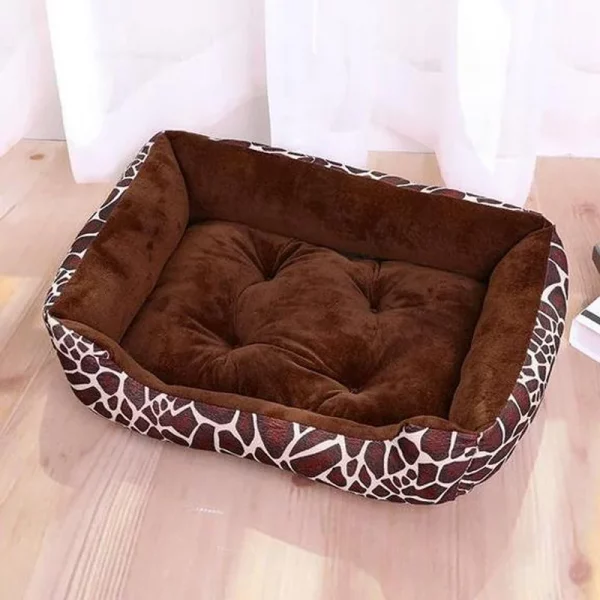 Dog bed bone shape