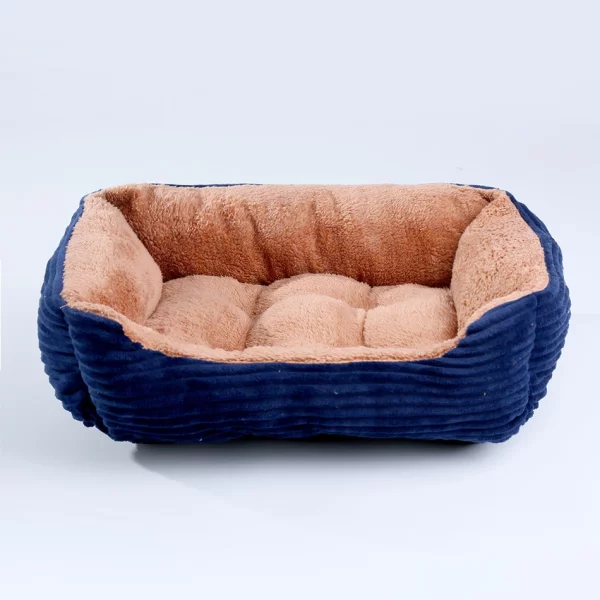 Dog bed square plush