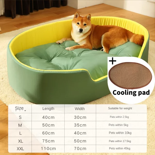 Dog bed double sided